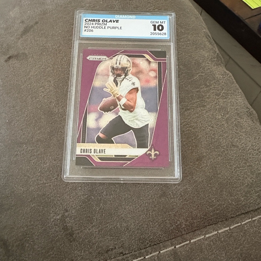 Panini Purple and White Trading Card